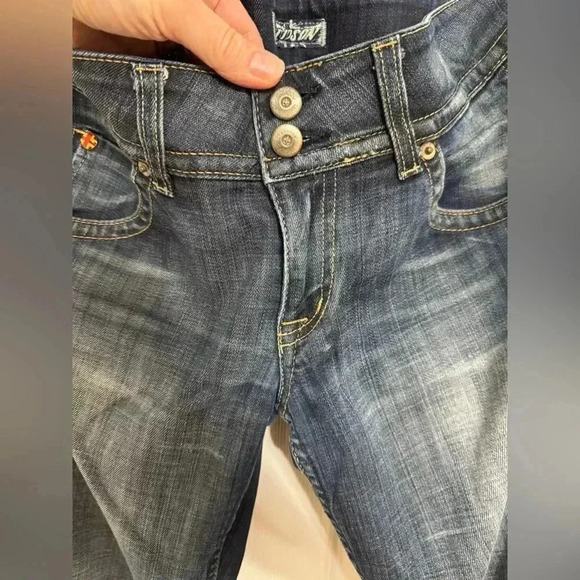 Hudson flare leg darker denim jeans - Picture 9 of 13